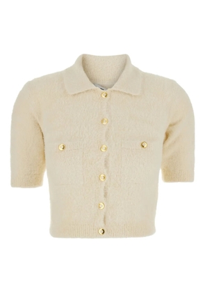 Elisabetta Franchi short-sleeve cardigan - Neutrals