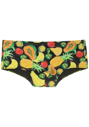 Amir Slama fruit-print swim trunks - Black