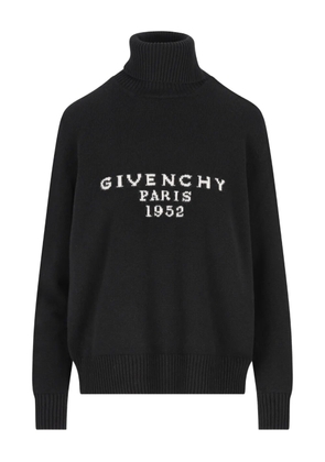 Givenchy logo-detail turtleneck sweater - Black