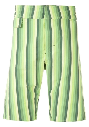 Amir Slama striped swimming shorts - Green