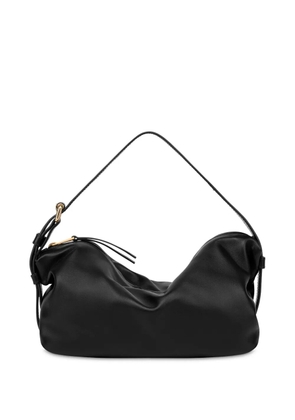 Moschino Tie Me leather shoulder bag - Black