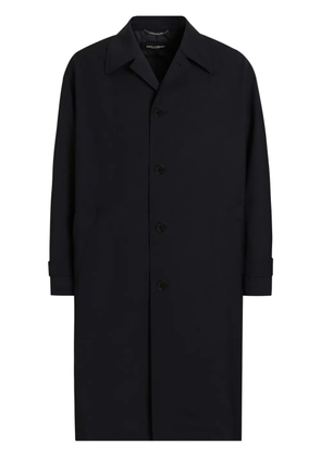 Dolce & Gabbana single-breasted coat - Blue