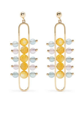 ZEEMOU ZENG 18kt yellow gold Impressionists Dangle earrings