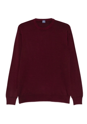 Fedeli crew-neck jumper - Red