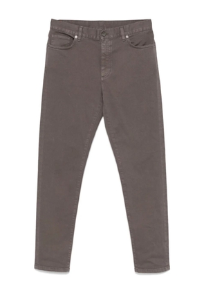 Zegna logo-patch jeans - Brown