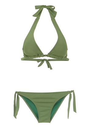 Amir Slama plain bikini set - Green