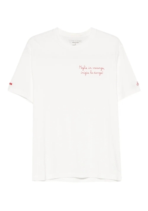MC2 Saint Barth x Yuppies embroidered-detail T-Shirt - White