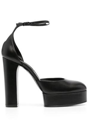 Casadei Betty 130mm platform pumps - Black