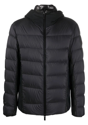 Moncler hooded goose down jacket - Black
