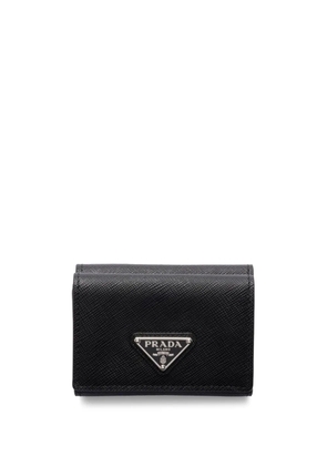 Prada small Saffiano leather wallet - Black
