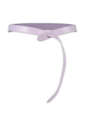 Odeeh leather belt - Purple