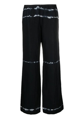 Giorgio Armani Pre-Owned 2000s tie-dye print wide-leg trousers - Blue