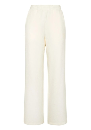 Plein Sport logo-appliqué track pants - White