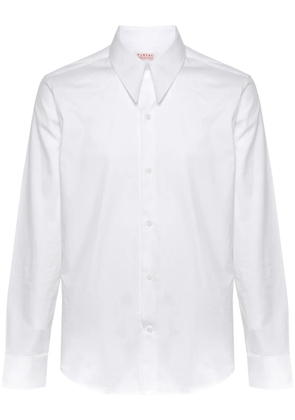 FURSAC straight-point collar cotton shirt - White