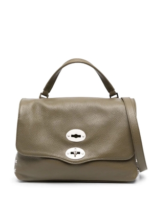 Zanellato small Postina leather tote bag - Green