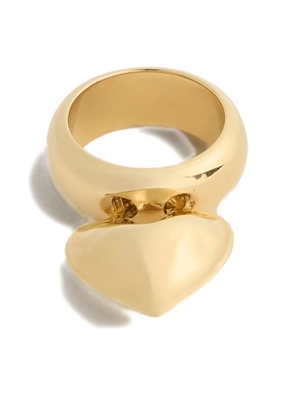 La DoubleJ Love heart-detail ring - Gold