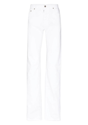 Maison Margiela straight-leg cotton jeans - White