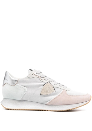 Philippe Model Paris panelled lace-up sneakers - Grey