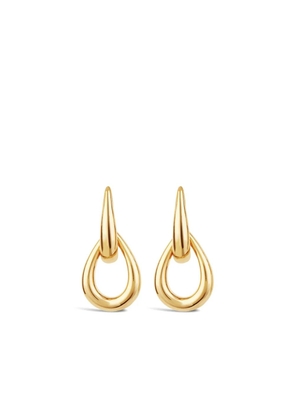 Dinny Hall 9K yellow gold Raindrop Double Link earrings