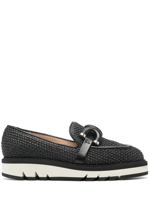 Roberto Festa Ginevra woven loafers - Black