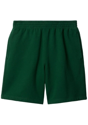 Burberry EKD-patch cotton track shorts - Green