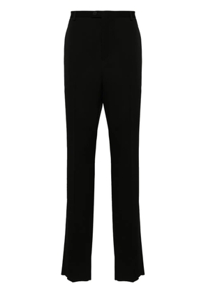 Saint Laurent high-waist straight-leg trousers - Black