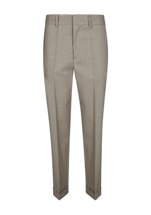 P.A.R.O.S.H. pleated straight trousers - Neutrals