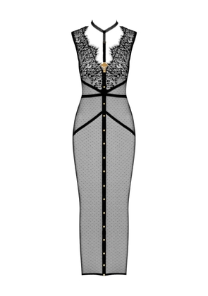 Maison Close Inspiration Divine sheer dress - Black