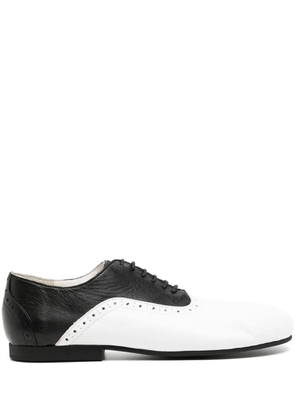 Comme des Garçons Homme Plus two-tone leather derby shoes - Black