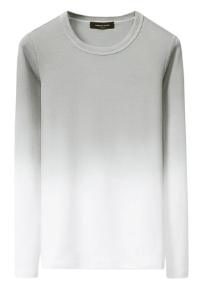 Fabiana Filippi gradient-effect T-shirt - Grey