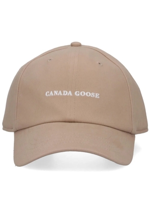 Canada Goose logo-embroidered cap - Neutrals