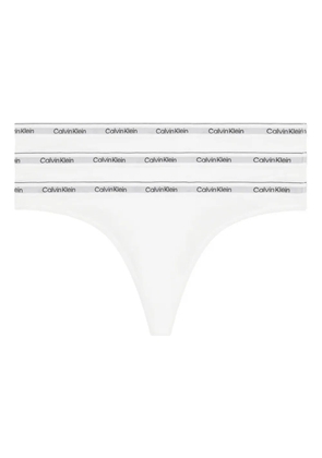 Calvin Klein Underwear logo-print all in one 3-pack - White