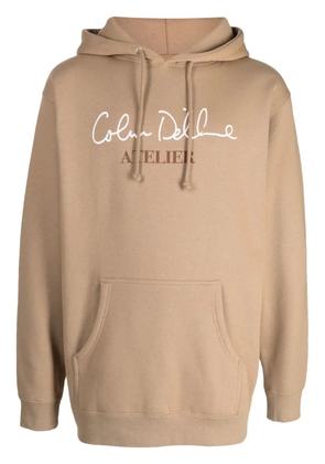 KidSuper Colm Dillane Atelier cotton hoodie - Brown