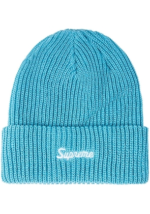 Supreme loose gauge beanie - Blue