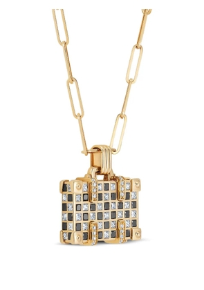 Nevernot 14kt yellow gold Weekend Night and Day Suitcase necklace