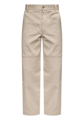 Moncler gabardine trousers - Neutrals