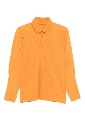 Homme Plissé Issey Miyake plissé shirt - Orange