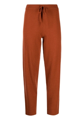 Cashmere In Love Sarah fine-knit track pants - Brown