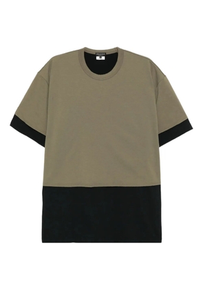 Comme des Garçons Homme Plus two-tone T-Shirt - Green