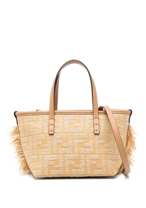 FENDI mini Roll tote bag - Neutrals