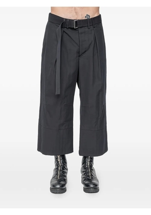 The Viridi-Anne pleated trousers - Black