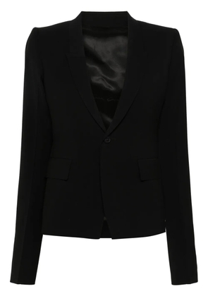 Rick Owens wool single-breasted blazer - Black