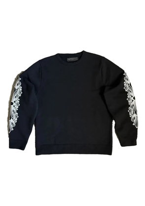 Chrome Hearts floral knit sweatshirt - Black
