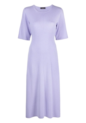 Fabiana Filippi knitted midi dress - Purple