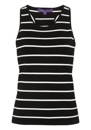 Ralph Lauren Collection striped knitted top - Black