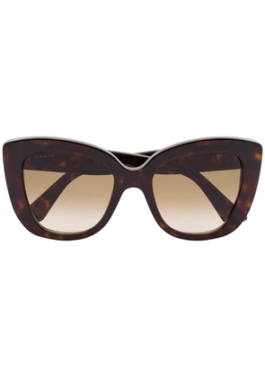 Gucci Eyewear cat-eye gradient sunglasses - Brown