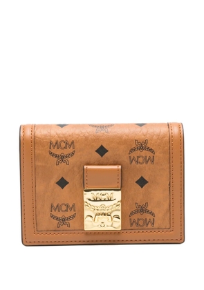 MCM Tracy logo buckle wallet - Brown