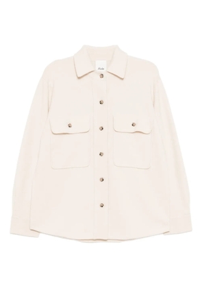 Allude button-up wool cardigan - Neutrals