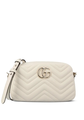 Gucci small GG Marmont chevron shoulder bag - Neutrals