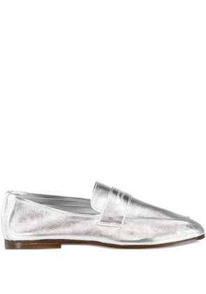 SOPHIQUE leather penny-strap loafers - Silver